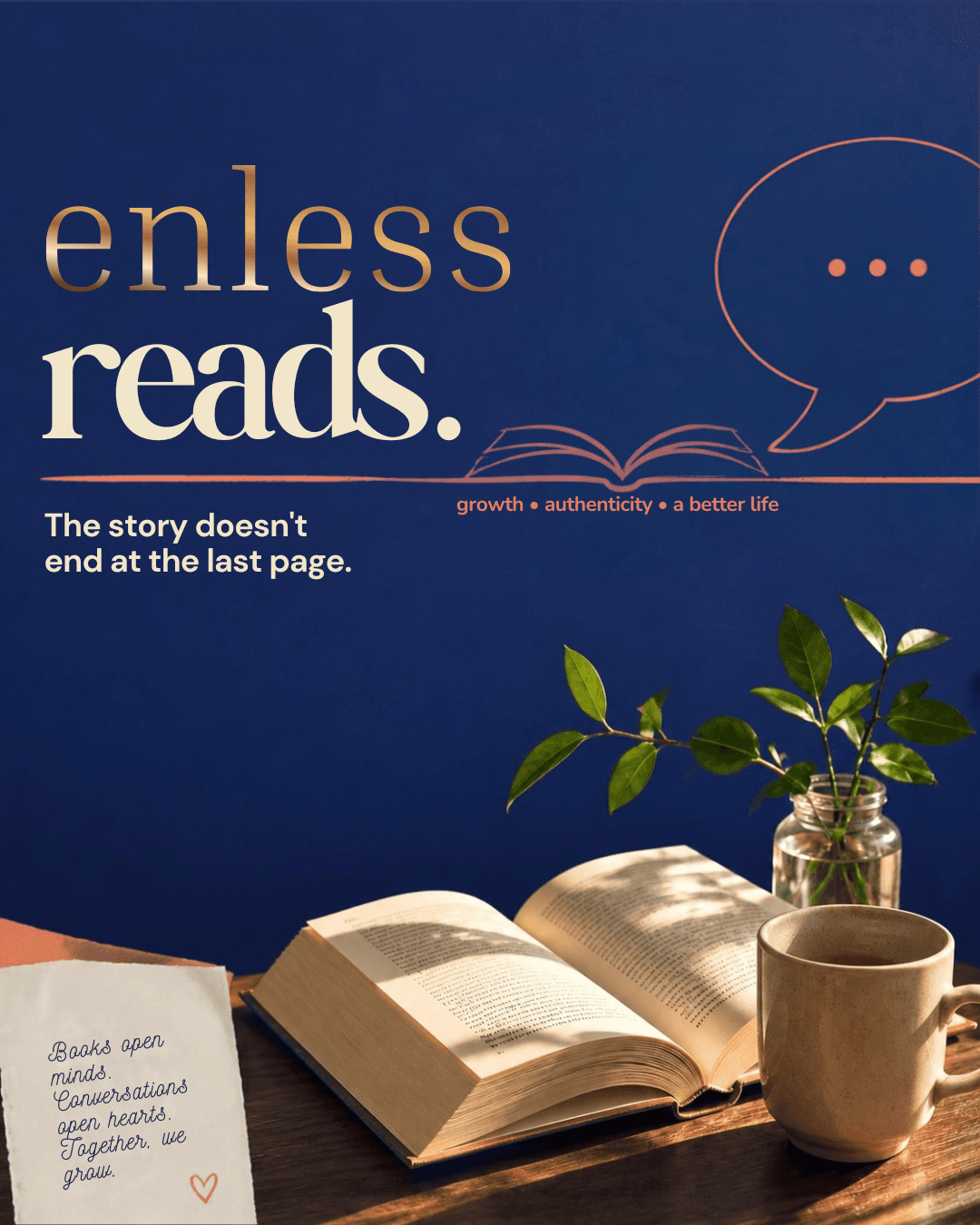 enless reads, book club cover art
